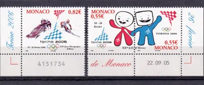 Monaco 2006 Winter Olympic Games - Turin, Italy-MNH(**)
