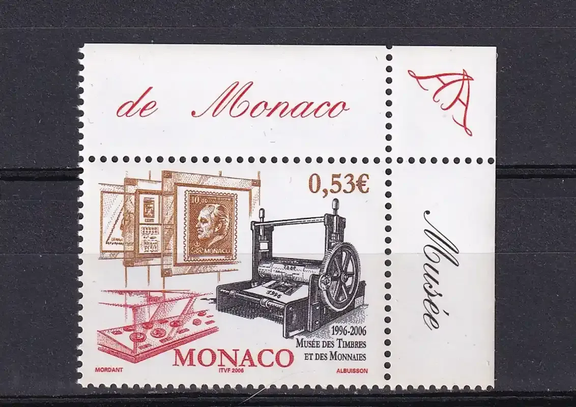 Monaco 2006 The 10th Anniv of the Stamp and Money Museum, Fonteville-MNH (**) Monaco 2006 The 10th Anniv of the Stamp and Money Museum, Fonteville-MNH (**)