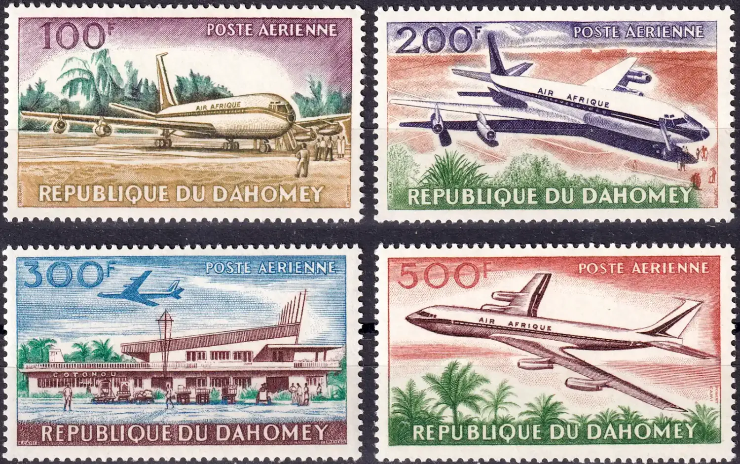 Dahomey 1963 Airmail - Opening of Cotonou Airport-MNH(**) Dahomey 1963 Airmail - Opening of Cotonou Airport-MNH(**)