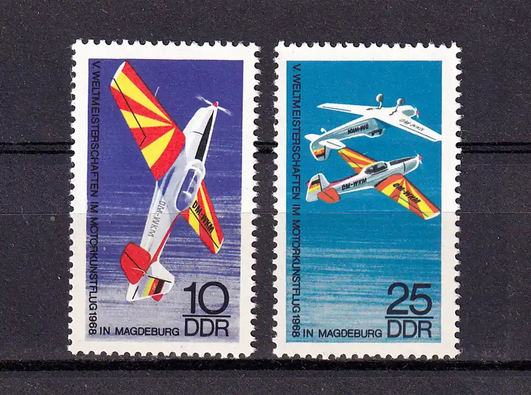 Germany (DDR) 1968 Aviation - World Championship of Aerobatics, Magdeburg - MNH (**)