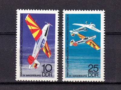 Germany East (DDR) 1968 Aviation - World Championship of Aerobatics, Magdeburg - MNH (**) Germany East (DDR) 1968 Aviation - World Championship of Aerobatics, Magdeburg - MNH (**)
