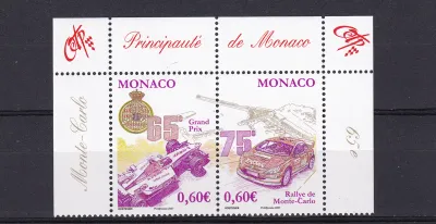 Monaco 2006 The 65th Grand Prix of Formula 1 - The 75th Monte Carlo Rally-MNH(**)