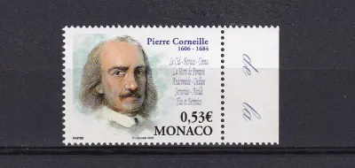 Monaco 2006 The 400th Anniv of the Birth of Pierre Corneille, 1606-1684-MNH(**) Monaco 2006 The 400th Anniv of the Birth of Pierre Corneille, 1606-1684-MNH(**)
