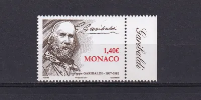 Monaco 2007 The 200th Anniversary of the Birth of Giuseppe Garibaldi, 1807-1882-MNH(**)
