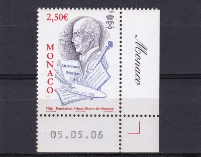 Monaco 2006 The 40th Anniv of the Prince Pierre of Monaco Foundation-MNH(**)
