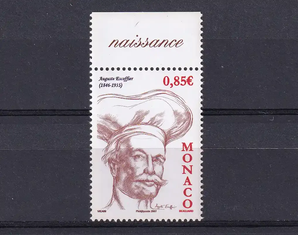 Monaco 2006 The 160th Anniv of the Birth of Auguste Escoffier, 1846-1935-MNH(**)