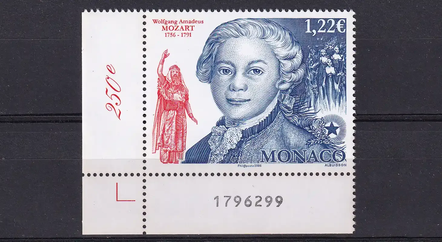 Monaco 2006 The 250th Anniv of the Birth of Wolfgang Amadeus Mozart, 1756-1791-MNH(**)
