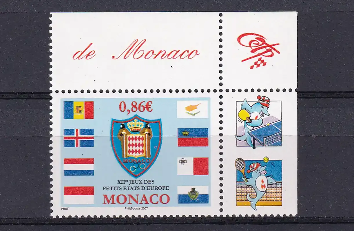 Monaco 2007 The Games of the Small States of Europe-MNH(**)