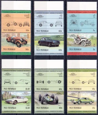 Tuvalu (Nui) 1985 Automobiles. MNH(**)