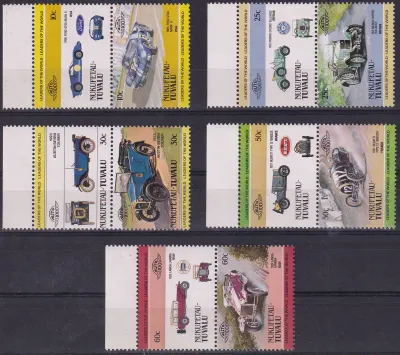Tuvalu (Nukufetau) 1985 Automobiles. MNH(**)