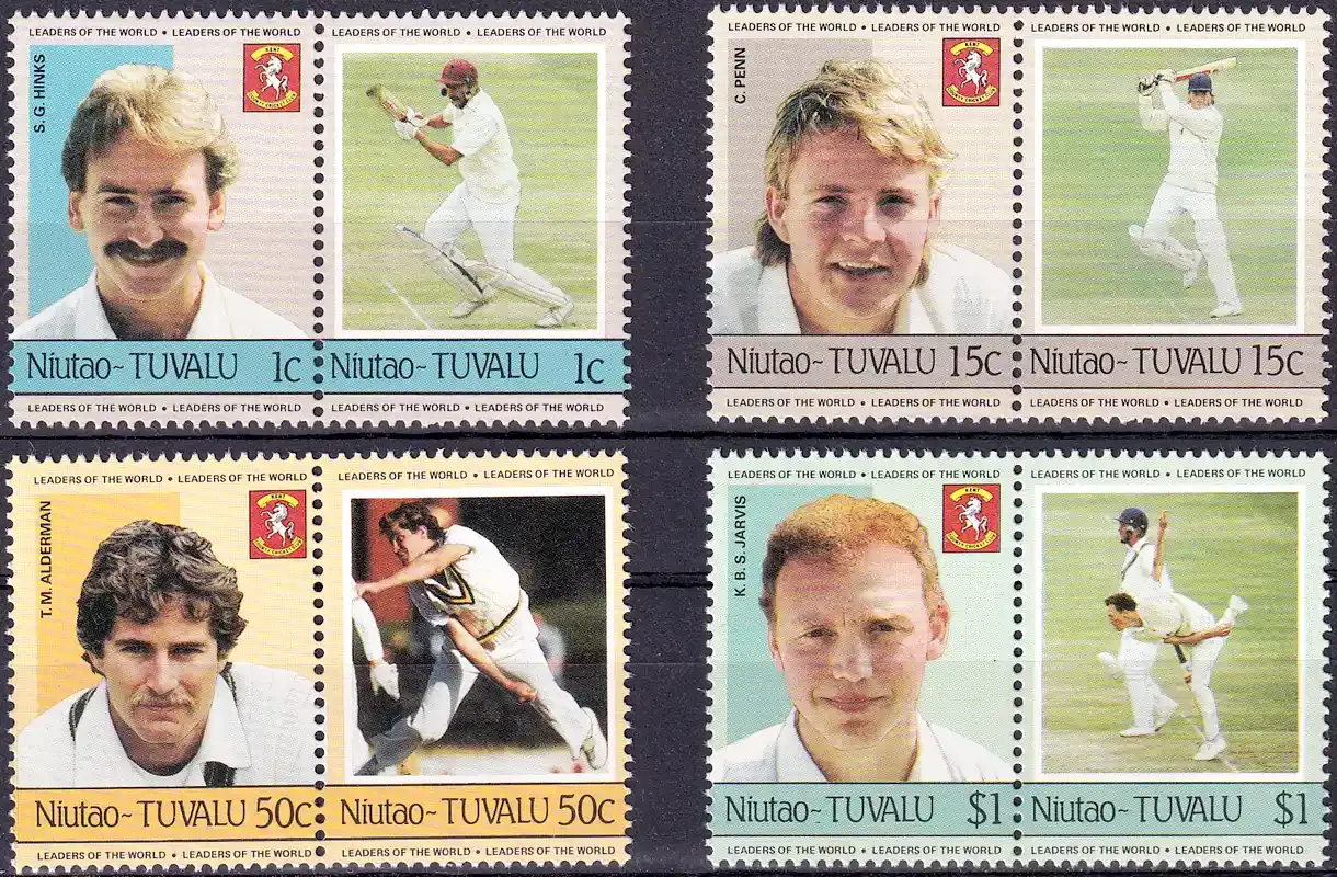 Tuvalu (Niutao) 1985 Famous Cricket Players - MNH(**)
