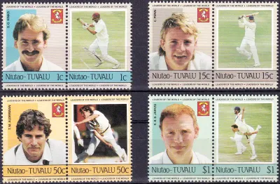 Tuvalu (Niutao) 1985 Famous Cricket Players - MNH(**)