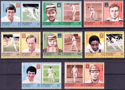 Grenadines Of St. Vincent 1984 Leaders of the World - Cricket, Sport. MNH(**)