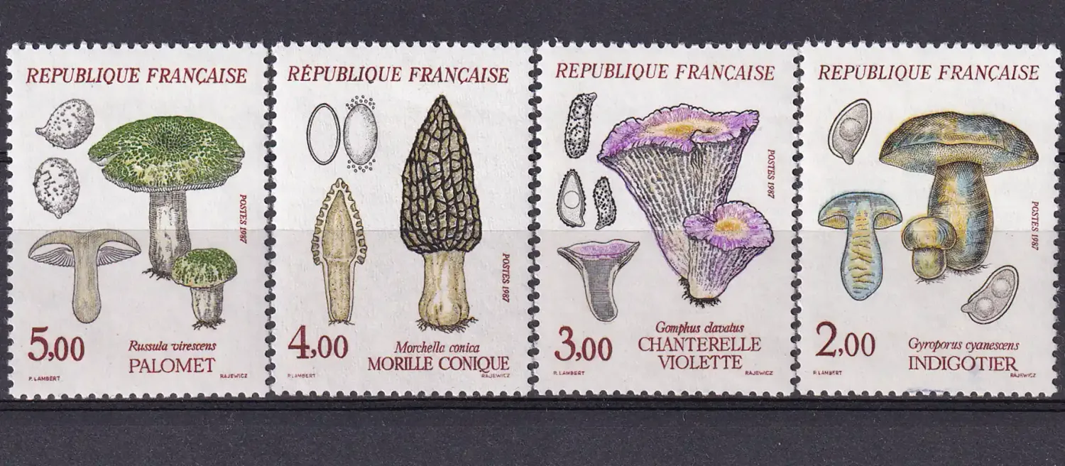 France 1987 Fungi, Mushrooms. MNH(**)