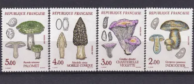 France 1987 Fungi, Mushrooms. MNH(**) France 1987 Fungi, Mushrooms. MNH(**)
