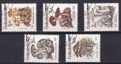 Czechoslovakia 1989 Poisonous Fungi. CTO, NH(**)