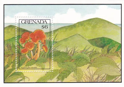 Grenada 1991 Mushrooms. (SS). MNH(**) Grenada 1991 Mushrooms. (SS). MNH(**)