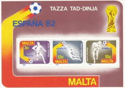 Malta 1982 Football World Cup - Spain. MNH(**)