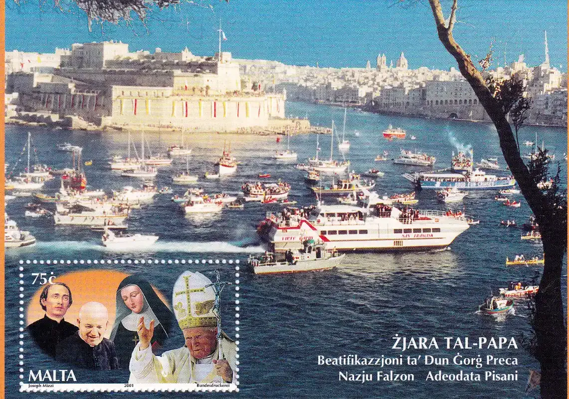 Malta 2001 The Visit of Pope Johannes Paul II. MNH(**)