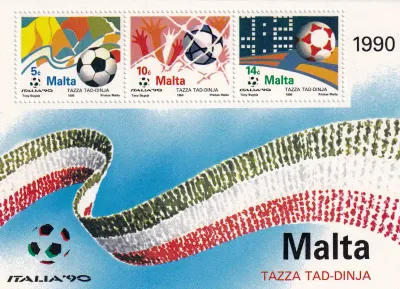 Malta 1990 Football World Cup - Italy. MNH(**)