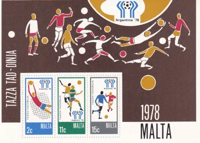 Malta 1978 Football World Cup - Argentina. MNH(**)