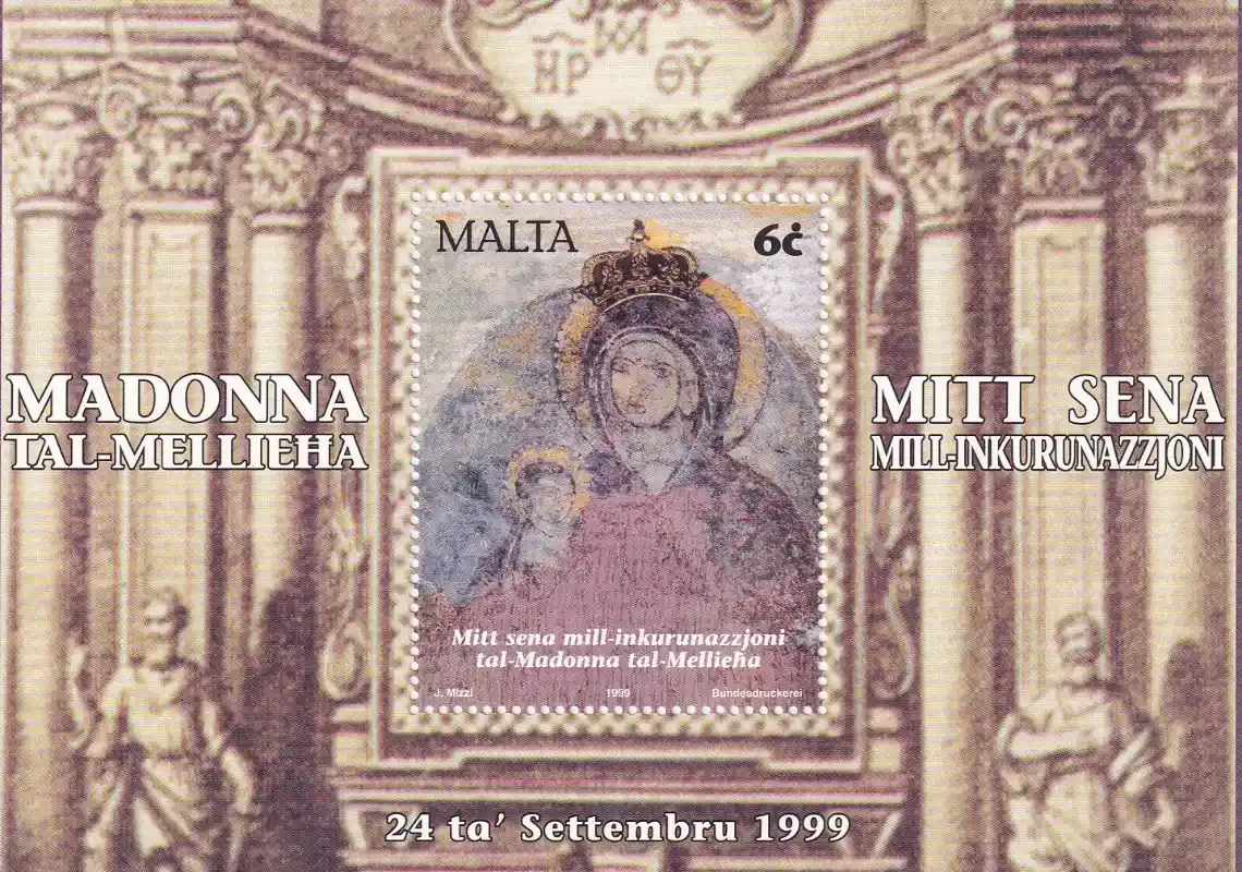 Malta 1999 Madonna with Child - Painting. MNH(**)