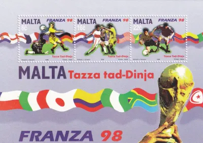 Malta 1998 Football World Cup - France. MNH(**)