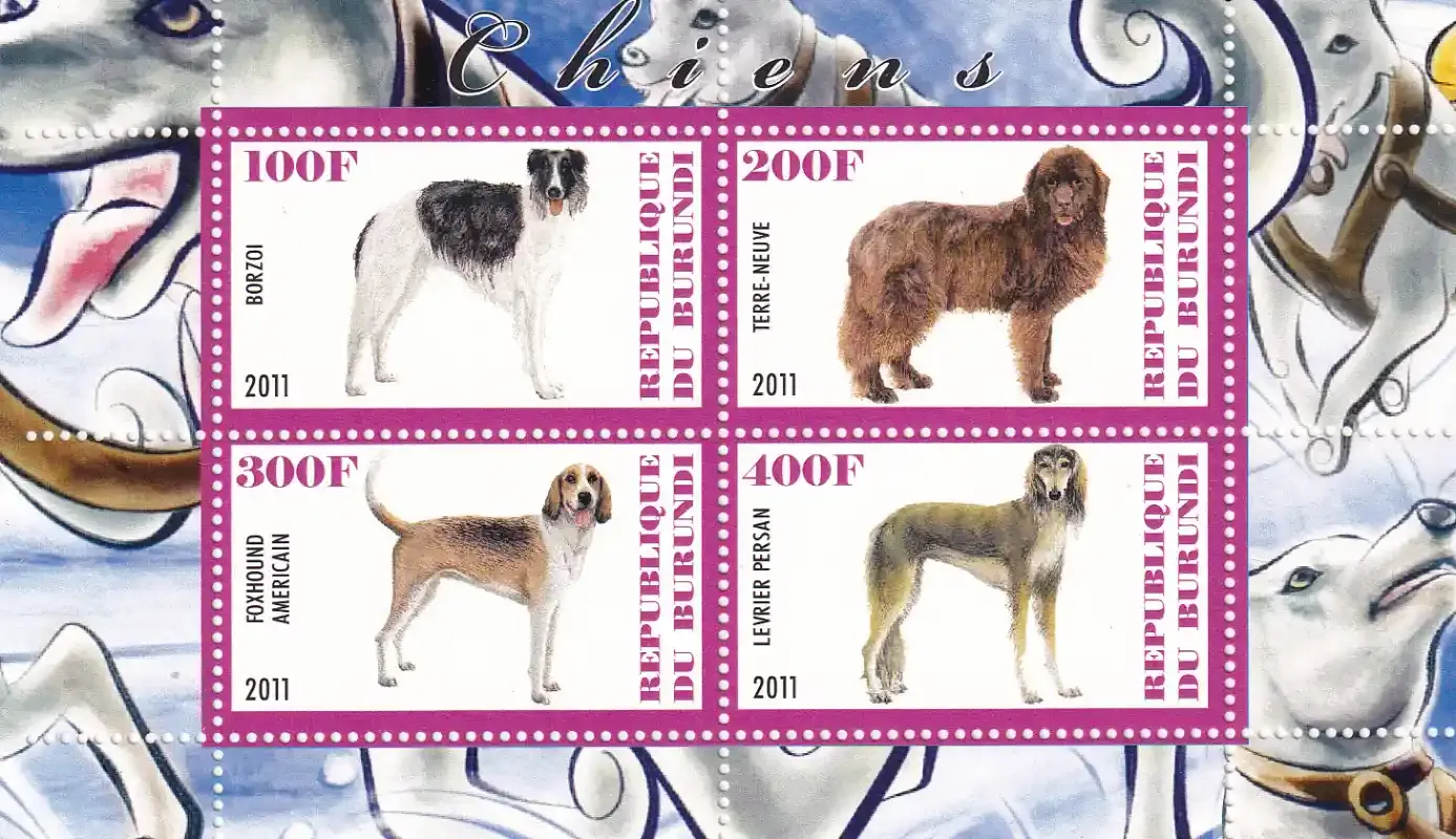 Burundi 2011 Dogs. MNH (**)