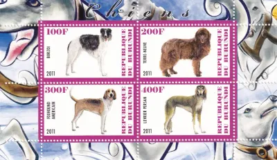 Burundi 2011 Dogs. MNH (**)