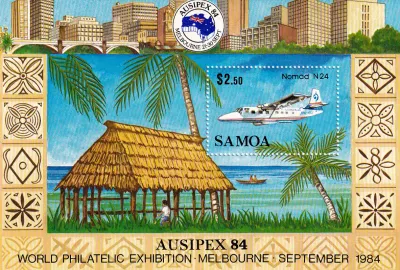 Samoa 1984 Stamp Exhibition "AUSIPEX '84" - Melbourne, Australia. MNH (**)