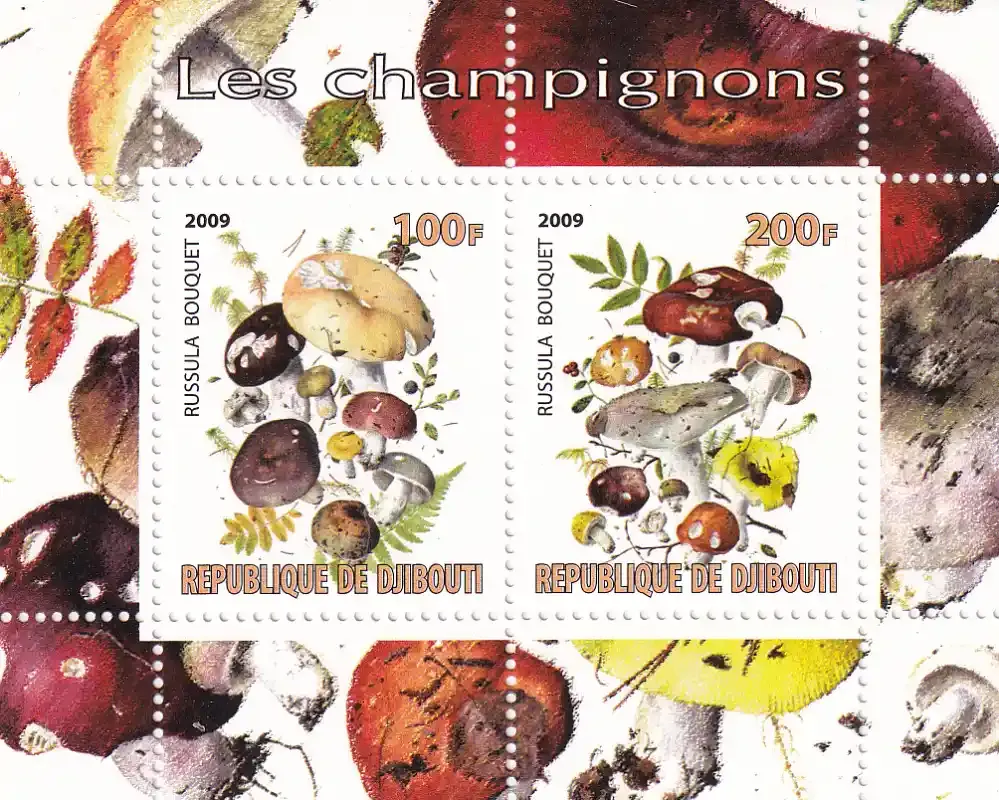 Djibouti 2009 Mushrooms. MNH (**) Djibouti 2009 Mushrooms. MNH (**)
