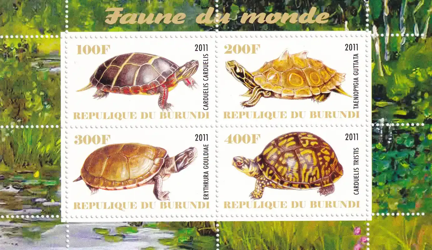 Burundi 2011 Turtle. MNH (**)
