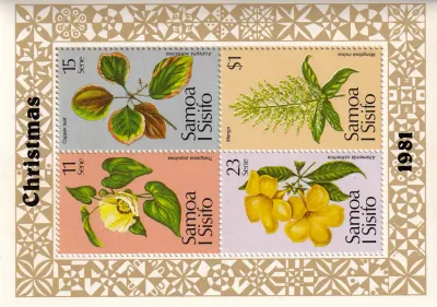 Samoa 1981 Christmas - Flowers. MNH(**)