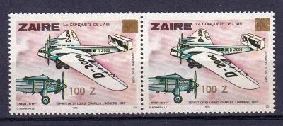 Congo DR 1990 Various Stamps Surcharged. Aviation. MNH(**)