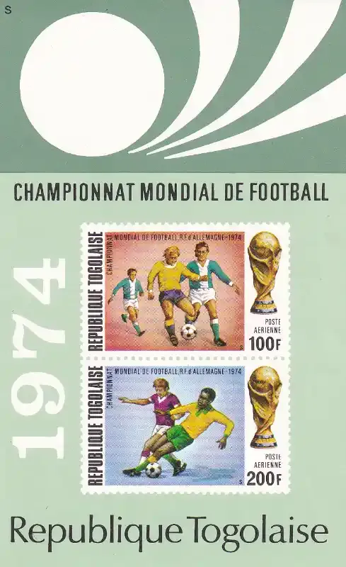 Togo 1974 Airmail - Football World Cup - West Germany (ss). MNH(**)