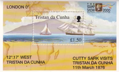 Tristan da Cunha 2000 Int Stamp Exhibition "THE STAMP SHOW 2000" - London, England. MNH(**)