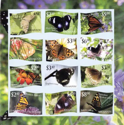 Niuafoou 2012 Butterflies Sheet. Imperf (ss). MNH(**) Niuafoou 2012 Butterflies Sheet. Imperf (ss). MNH(**)