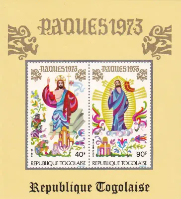 Togo 1973 Airmail - Easter (ss). MNH(**) Togo 1973 Airmail - Easter (ss). MNH(**)
