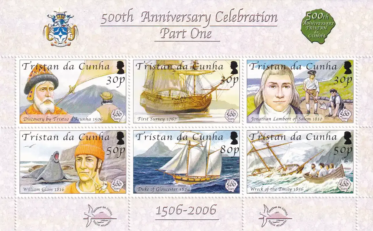 Tristan da Cunha 2006 The 500th Anniv of Discovery of Tristan da Cunha. MNH(**)