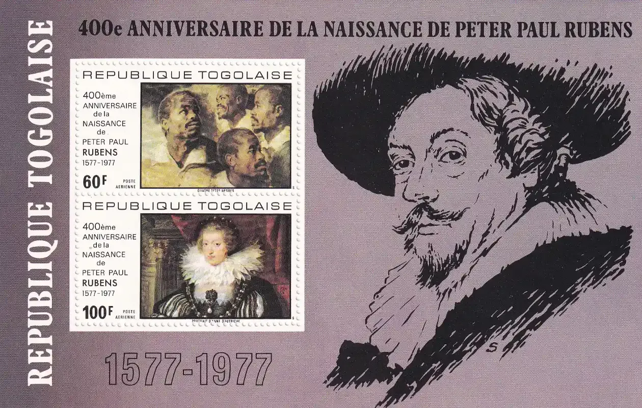 Togo 1977 Airmail - The 400th Anniv of the Birth of Peter Paul Rubens (ss). MNH(**)