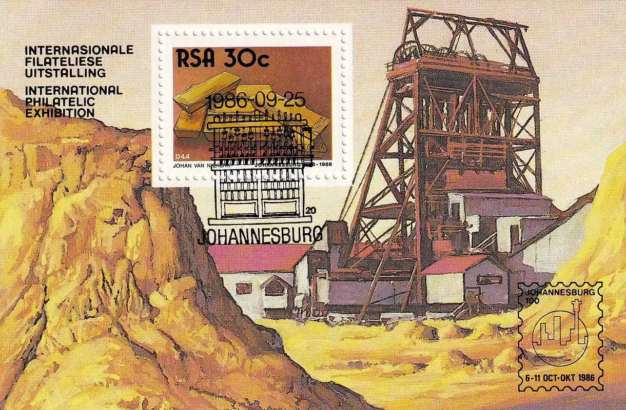 South Africa 1986 Johannesburg Centenary (ss)-MNH(**)