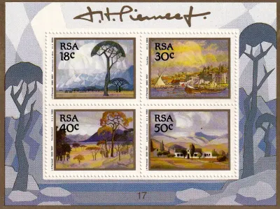 South Africa 1989 J.Pierneef/Paintings (ss/4v)-MNH(**)