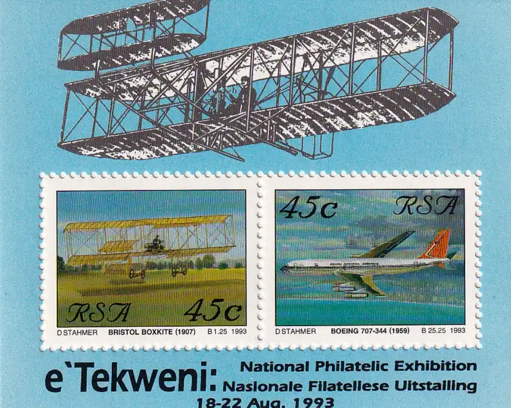 South Africa 1993 Aviation/Airplanes (ss/2v)-MNH(**)