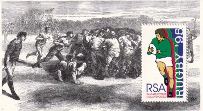 South Africa 1995 Rugby (ss)-MNH(**) South Africa 1995 Rugby (ss)-MNH(**)