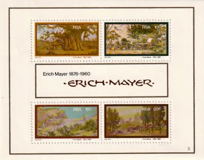 South Africa 1976 E.Mayer/Paintings (ss/4v)-MNH(**)