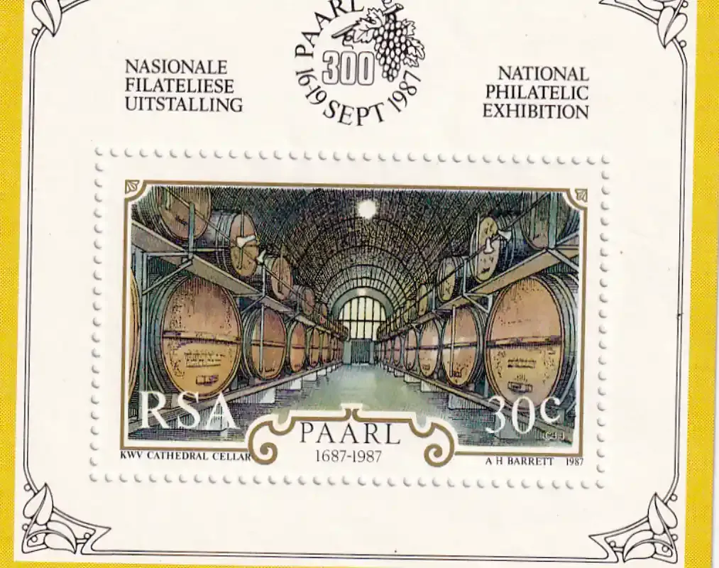 South Africa 1987 Paarl 300th Anniv (ss)-MNH(**) South Africa 1987 Paarl 300th Anniv (ss)-MNH(**)