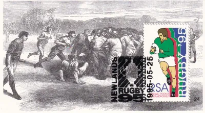 South Africa 1995 Rugby (ss)-CTO South Africa 1995 Rugby (ss)-CTO