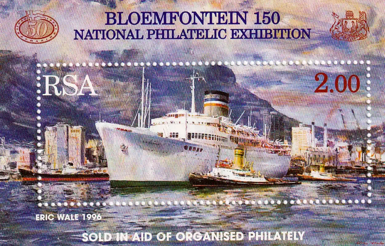 South Africa 1996 National Stamp Exhibition "BLOEMFONTEIN 150". MNH(**) South Africa 1996 National Stamp Exhibition "BLOEMFONTEIN 150". MNH(**)
