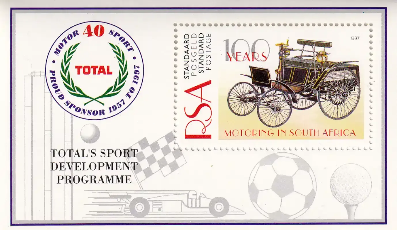 South Africa 1997 The 100th Anniv of the Automobile in South Africa. MNH(**)