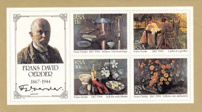 South Africa 1985 F.Oerder/Paintings (ss/4v)-MNH(**) South Africa 1985 F.Oerder/Paintings (ss/4v)-MNH(**)